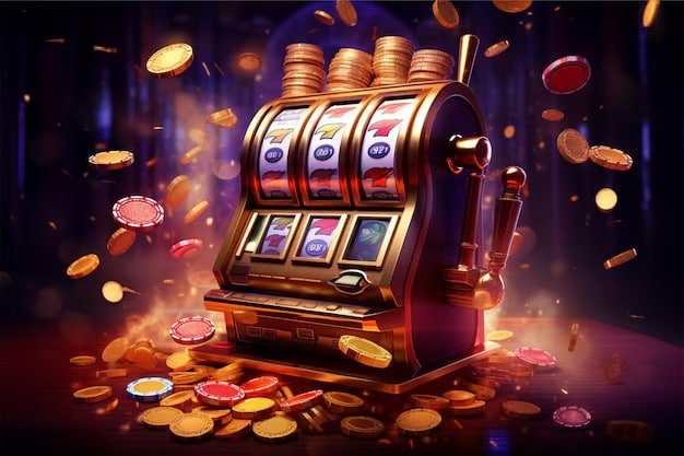 burmagam အွန်လိုင်း စလော့ Jackpot Slots ဂိမ်း Reels ပေါ်ပြနေသောမြင်ကွင်း